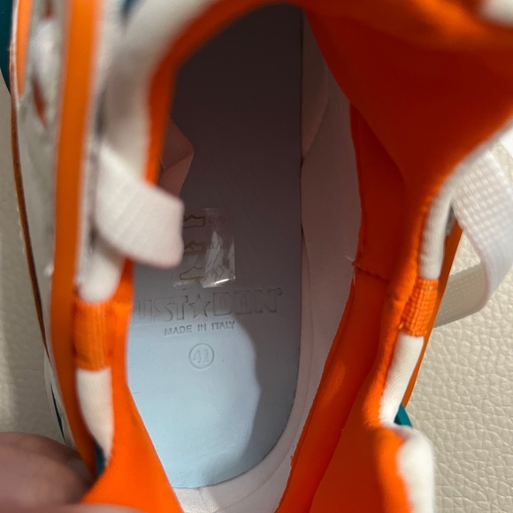 Just Don Tennis Courtside Mid Top Sneakers - Made in Italy - EU 41/M8W9.5 - Picture 9 of 13